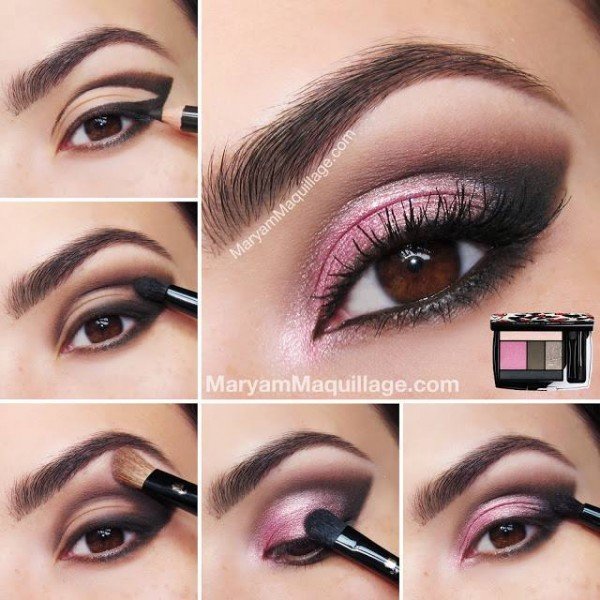 DIY Stunning Hot Pink Smokey Eye Makeup Tutorials