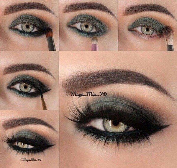 DIY Stunning Shimmery Gray Smokey Eye Makeup Tutorials