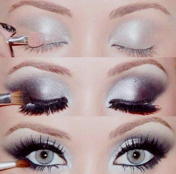 DIY Stunning Shimmery Gold Purple Eye Makeup Tutorials