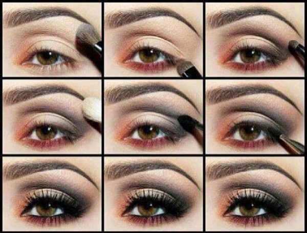 Stunning Shimmery Smokey Eye Makeup DIY Tutorials16