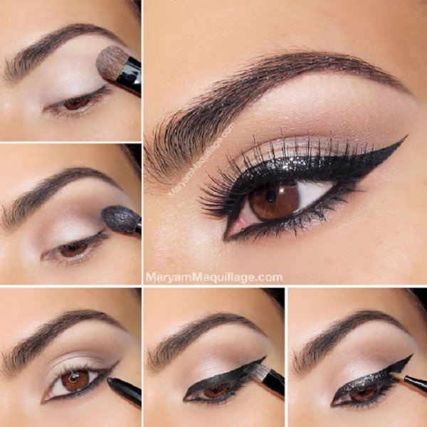 Stunning Shimmery Smokey Eye Makeup DIY Tutorials19