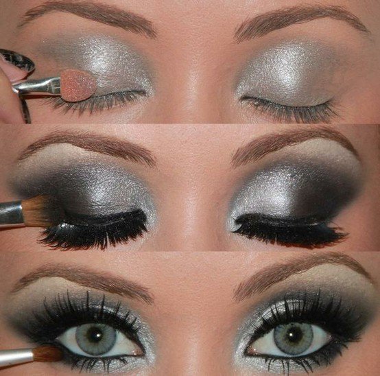 Stunning Shimmery Smokey Eye Makeup DIY Tutorials - Dramatic Smokey Eyes tutorial