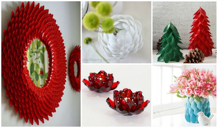 Top 15 DIY Plastic Spoon Decoration Ideas