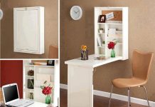 Space Saving Wall Mount Fold Down Convertible Desk Space Saving Wall Mount Fold Down Convertible Desk