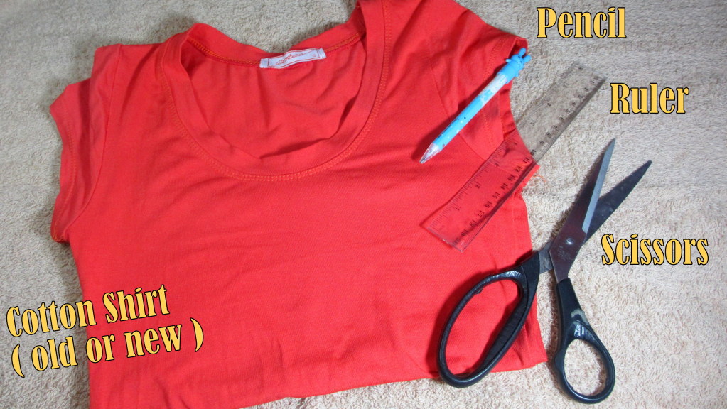 How to Refashion an Old T-Shirt with Weaving Back2