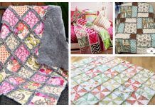 8 DIY Easy Rag Quilt Blanket Tutorials DIY Easy Rag Quilt Blanket Tutorials