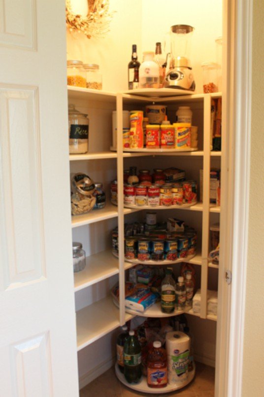 DIY Lazy Susan Pantry Makeover Tutorial