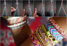 How to DIY Chevron Pattern Friendship Bracelet friendship bracelet