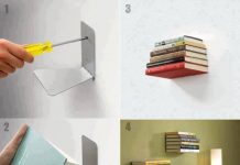 How to Make Invisible Bookshelf (Video) How to Make Invisible Book Shelf