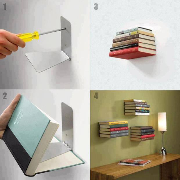 How to Make Invisible Book Shelf