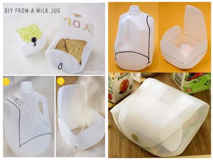 lunchbox from milk jug