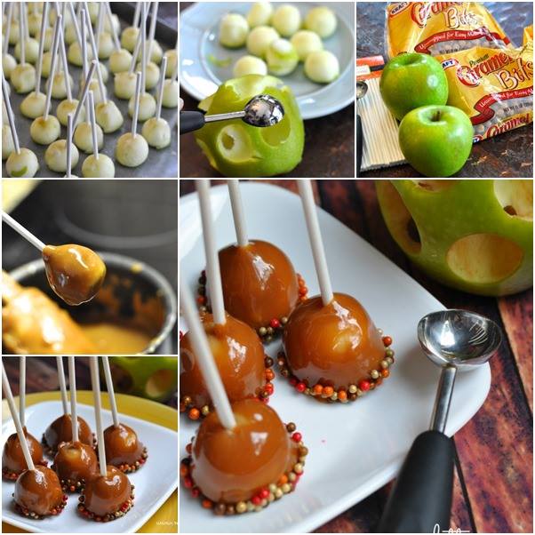 How to DIY Mini Caramel Apple Lollipop