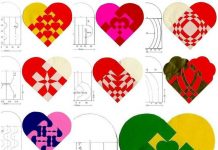How to DIY Simple Interwoven Heart Patterns simple heart pattern