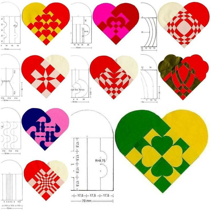 simple heart pattern