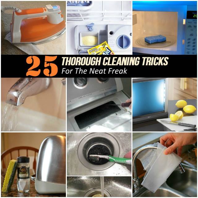 25 Thorough Cleaning Tricks