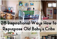28 Fab Ideas to Repurpose Old Baby Cribs 28 Inspirational Ways How to Repurpose Old Baby’s Cribs