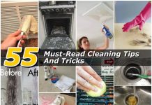 55 Must-Read DIY Cleaning Tips and Tricks 55 Must-Read Cleaning Tips & Tricks