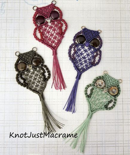 How to DIY Adorable Macrame Owls Patterns and Tutorials (Video)3.jpg