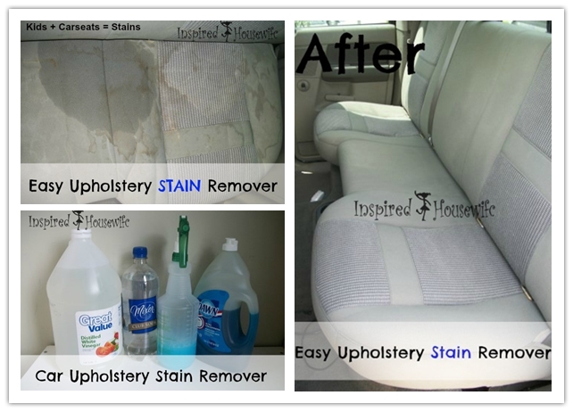 DIY Car Upholstery Stain Remover
