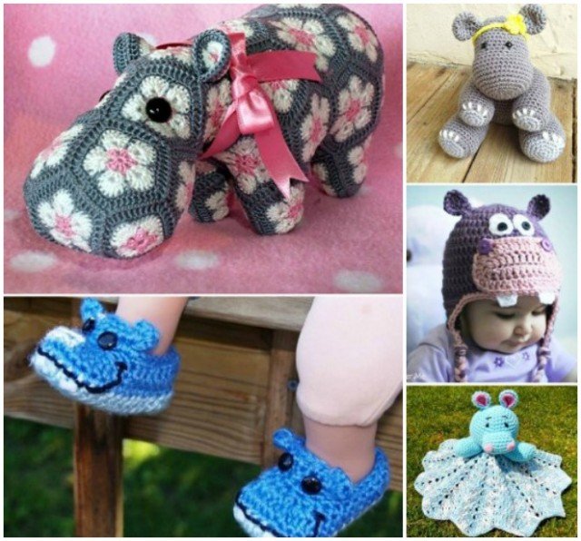 DIY Crochet Hippo Patterns