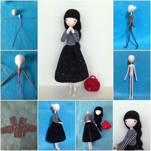 How to DIY Cute Mini Doll with Wire