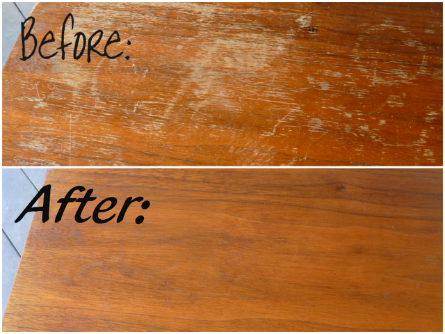 how to fix scratches in wood furniture easily