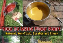 How To DIY Flour Paint (Natural Non-Toxic Durable & Cheap) How To Make Flour Paint
