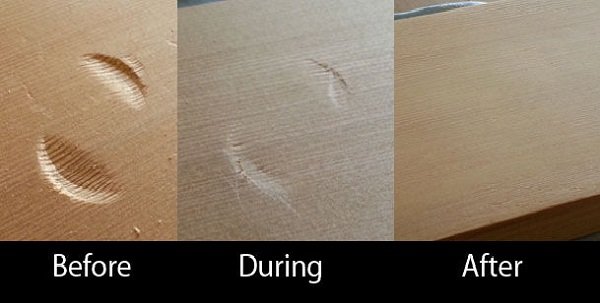 How to Remove Dent from Wood in 3 Steps