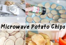 How to DIY Crispy Microwave Potato Chips Microwave Potato Chips