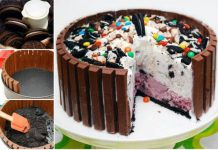 How to DIY No Bake Kit Kat Ice Cream Cake NO BAKE Kit Kat Ice Cream Cake