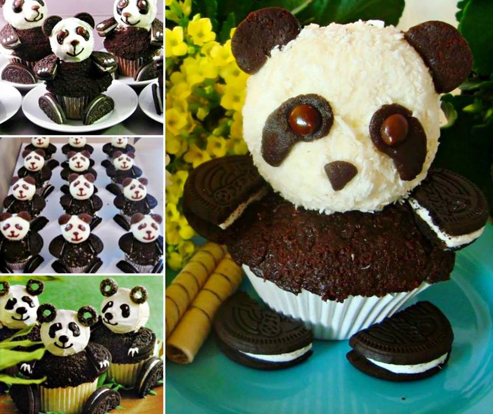 Oreo Panda Cupcakes