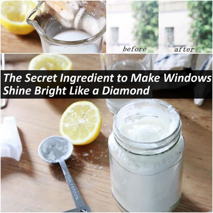  DIY Secret Homemade Ingredient to Make Windows Shine bright like a diamond