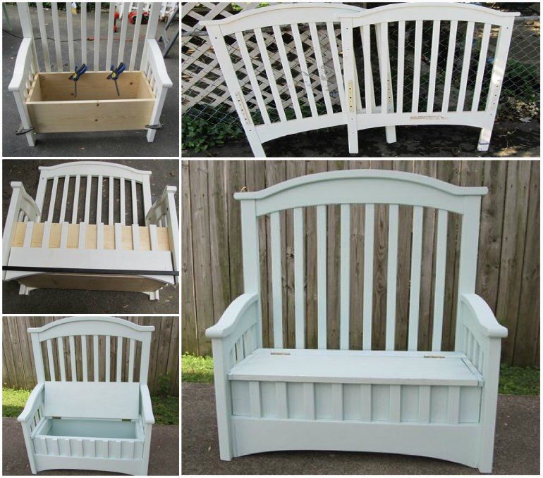 Turn-A-Crib-Into-A-Bench-with-Storage