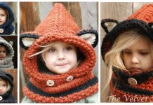 Crochet Knit Failynn Fox Cowl Crochet Patterns – Video Crochet Knit Failynn Fox Cowl Crochet Patterns - Video
