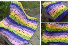 Crochet Spring Flowers Blanket Free Crochet Pattern Crochet Spring Flowers Blanket Free Crochet Pattern