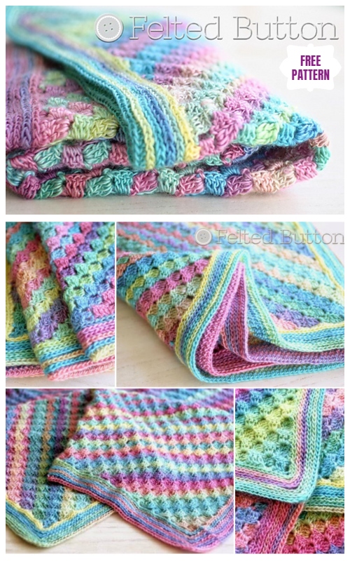 Crochet Spring to Summer Blanket Free Crochet Pattern