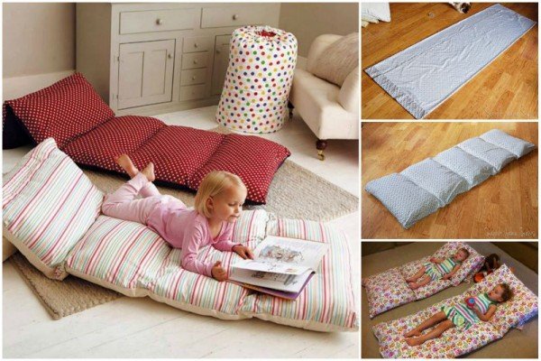 DIY Simple Roll Up Pillow Bed Tutorial – Video