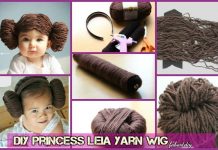 DIY Princess Leia Yarn Wig Tutorial – Video DIY Star War Princess Leia Yarn Wig