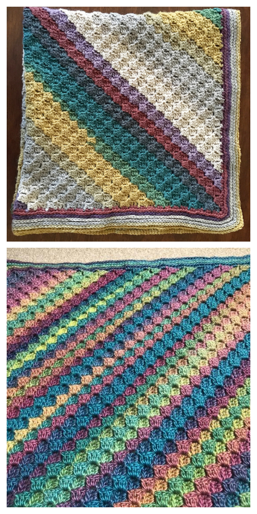 Spring to Summer Blanket Free Crochet Pattern