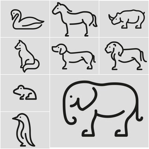 Fab Graphic Design - Simple and Effective Animal Pictograms Fab Graphic Design - Simple and Effective Animal Pictograms