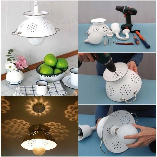 Colander Pendant Lamp f