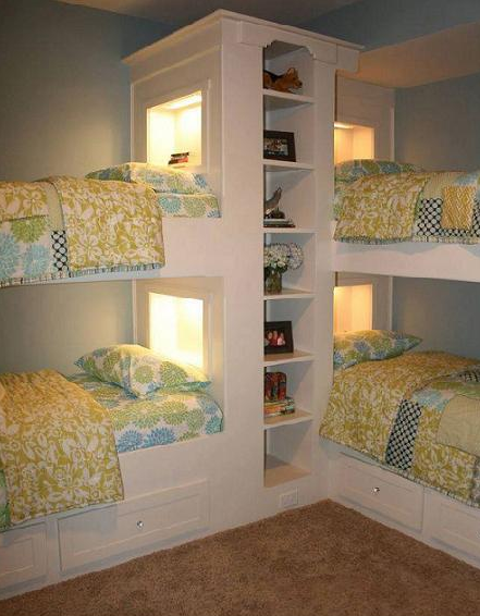 Cool Corner Bunk Bed Ideas