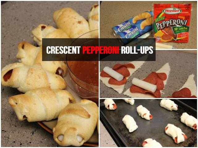 Crescent Pepperoni Roll-Ups Recipe