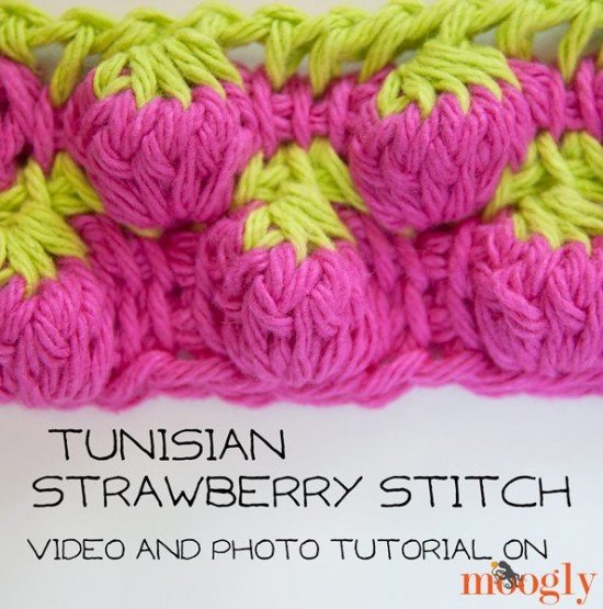 DIY Adorable Crochet Strawberry Stitch Free Pattern-video