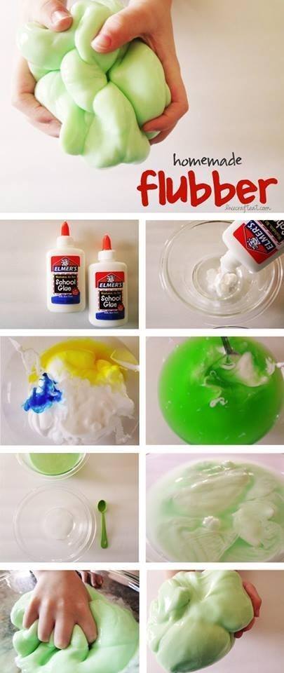 DIY Homemade Flubber Recipe and Tutorial