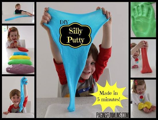 How to DIY Homemade Silly Putty Recipe and Tutorial(Video)