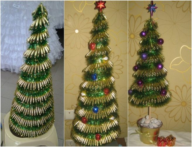 DIY Pasta Christmas Tree Tutorial