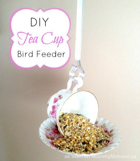 DIY Teacup Bird Feeder Collections and Tutorials