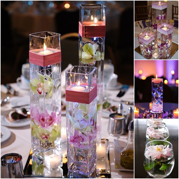 Featured image of post Wedding Reception Centerpieces With Floating Candles / Set your favorite flowers adrift alongside floating candles for a gorgeous but understated wedding centerpiece.