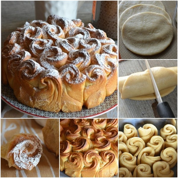 How to DIY Easily Pull Apart Rose Roll Pastry